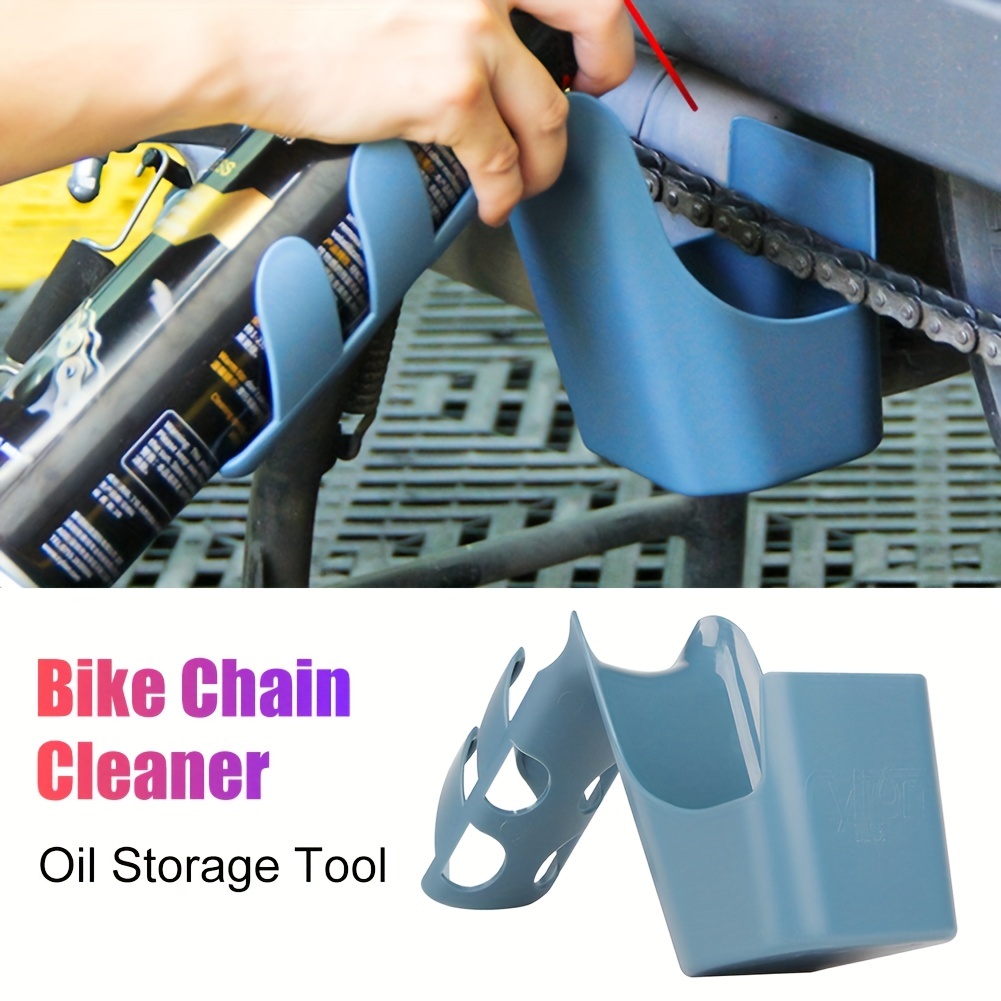 Bicycle Chain Lubricant - オートバイバイクチェーンオイル収納ツールボックスチェーンクリーニングオイル飛沫防止ツールエージェント広く使用されているチェーンオイル飛沫防止ツール