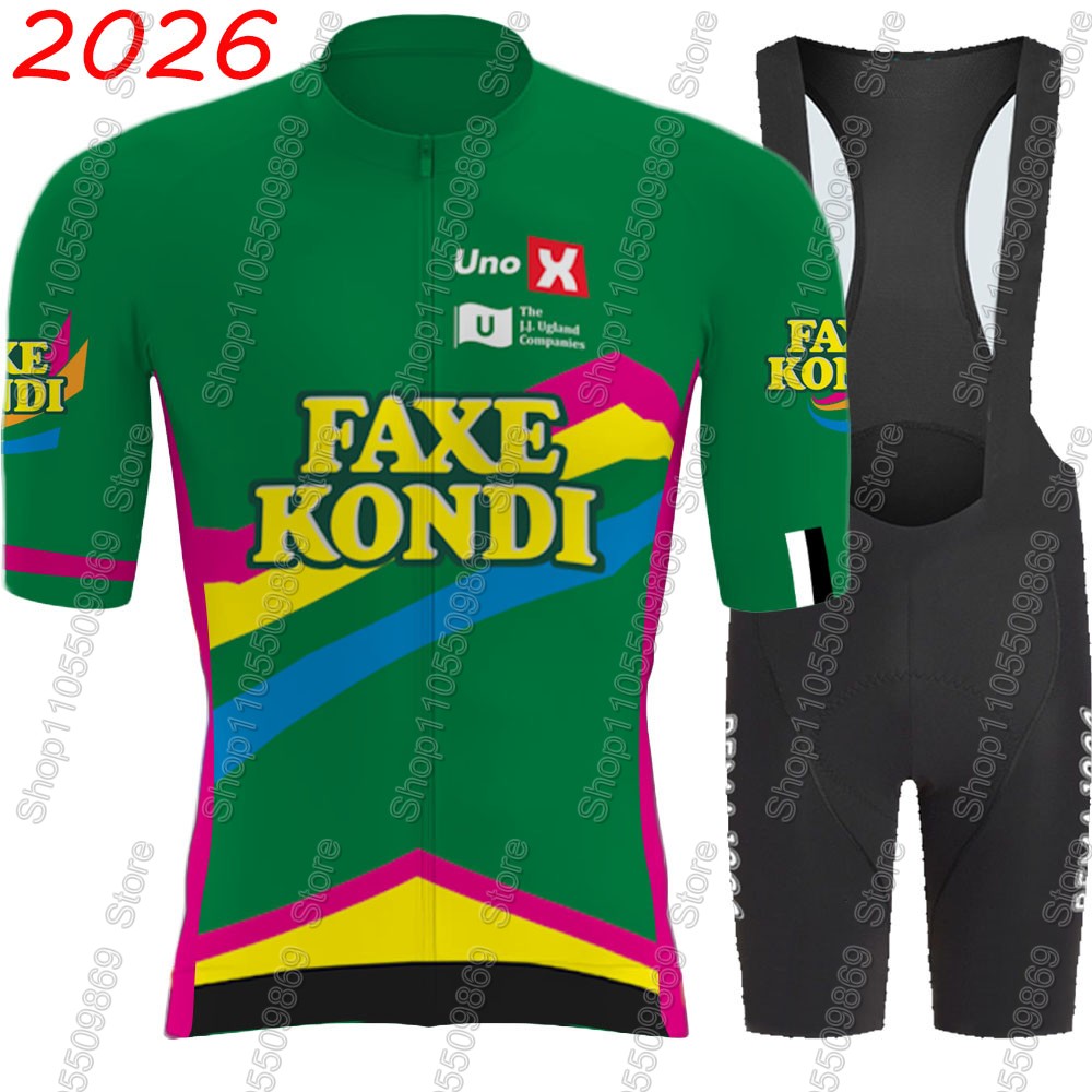 Cycling Gear Brands - UNO X 2026プロチームサイクリングジャージセット サマーノルウェーグリーン ウェア メンズキット