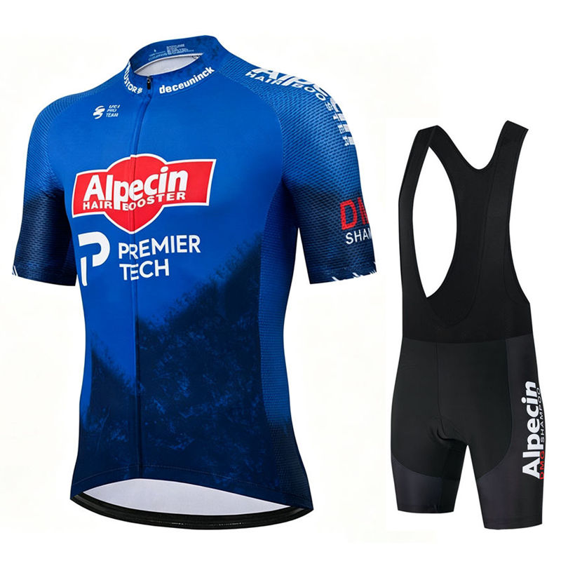 Cycling Gear Brands - Alpecin プロサイクリングジャージセット男性ビブショーツ自転車半袖 Bicicleta 服バイクマイヨ Ciclismo Hombre