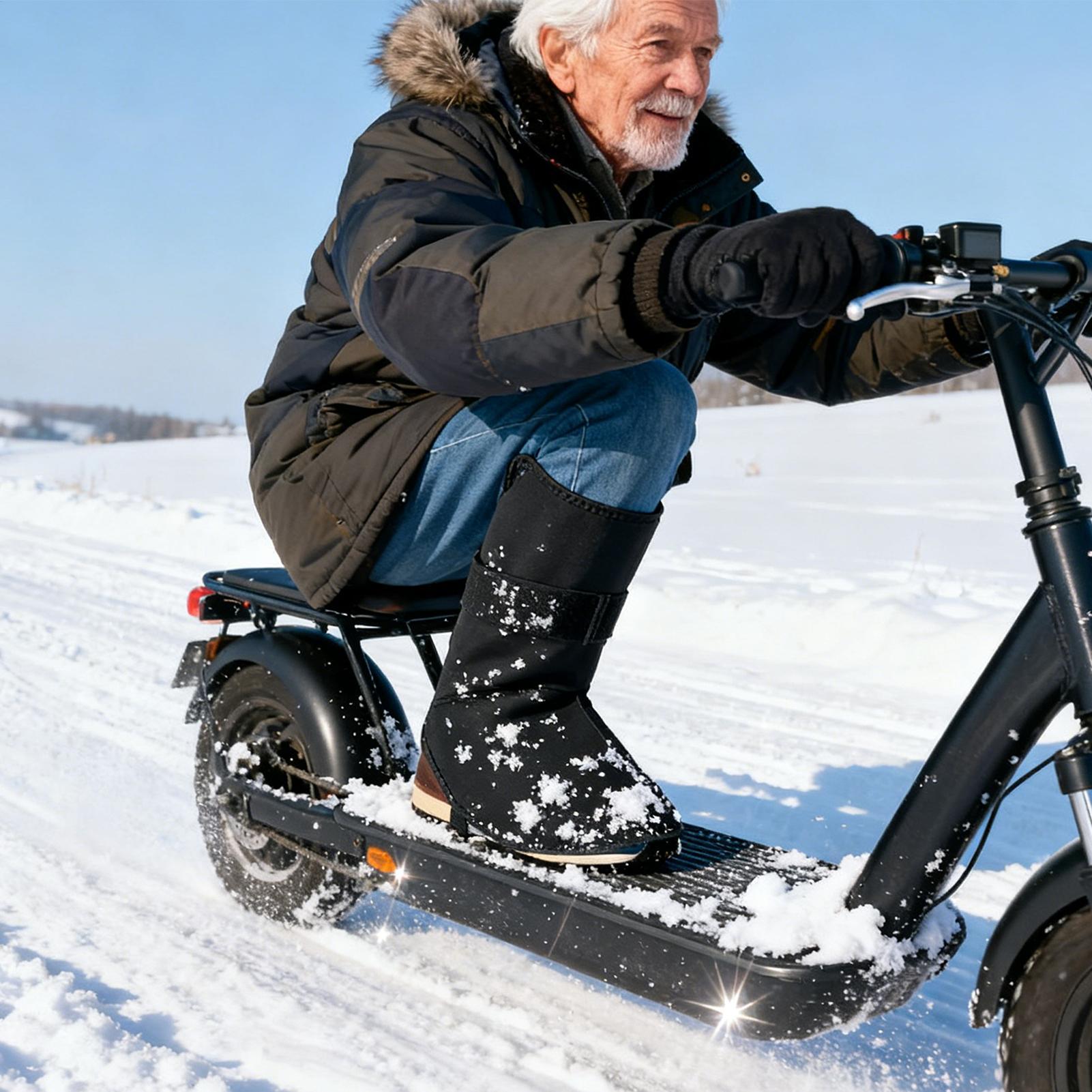 Cycling Gear - サイクリングシューズカバー 防水 暖かいフットギア シューズカバー 雪用 冬用