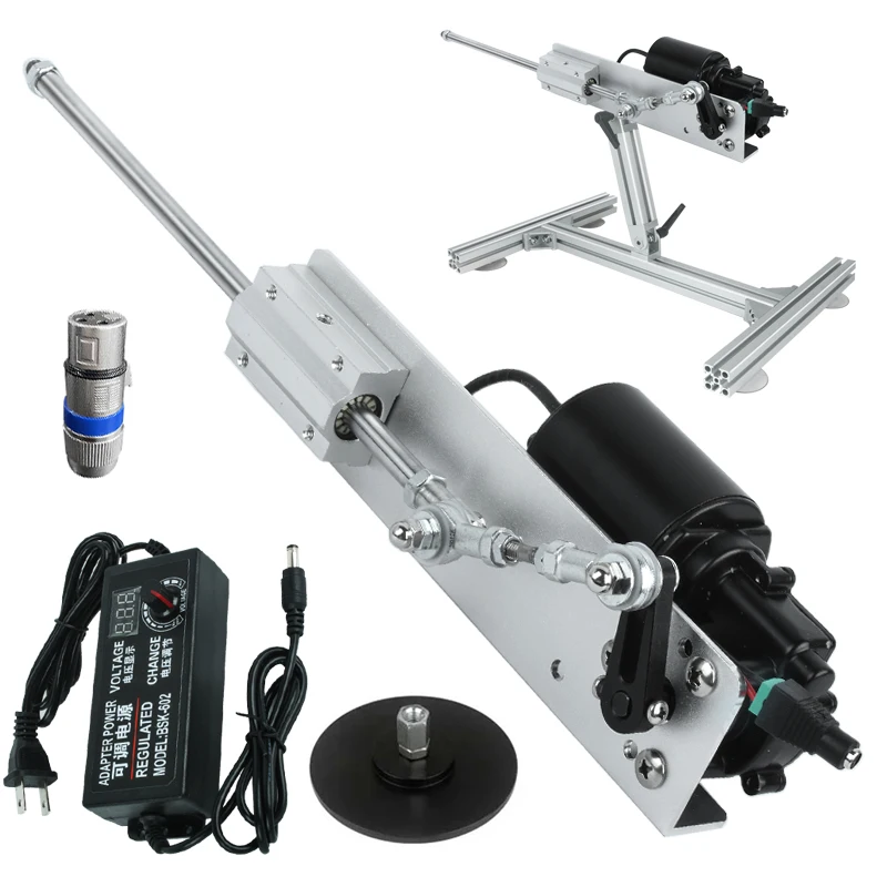 Cycling Gear - 調整可能な伸縮式リニアアクチュエータ往復サイクル 3-12CM ストローク DC 12V 24V