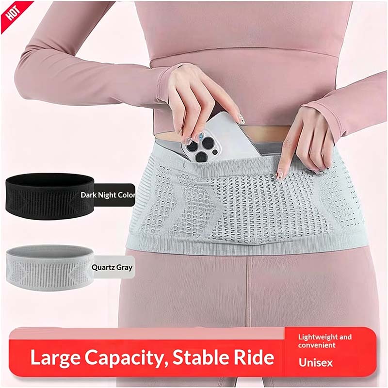 Ultra Cycling Gear - 目に見えない盗難防止ランニングウエストバッグ超薄型通気性ぴったりフィット電話ポーチユニセックススポーツギアマラソンサイクリング用