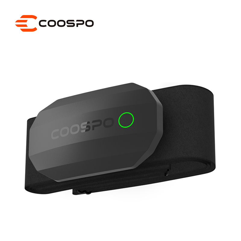 Cycling Zwift - 心拍数センサーCOOSPO-H808S,デュアルモード,ANT,チェストストラップ付きBluetooth,Wahoo Garmin Zwift用サイクリングコンピューター,スポーツモニター