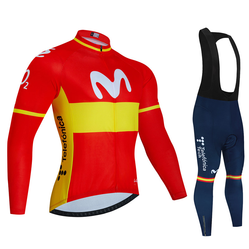 メンズMovistar長袖サイクリングジャージ,サイクリング - Cycling Gear Brands のレビューと価格