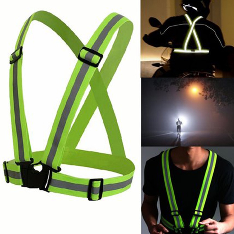 反射安全ベスト - 高視認性ベスト、調節可能なストラップ付き - Reflective Cycling Vest のレビューと価格