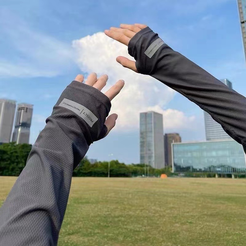 1 ペアユニセックス UV 冷却サンアームスリーブ通気性カバ - Cycling Gear のレビューと価格