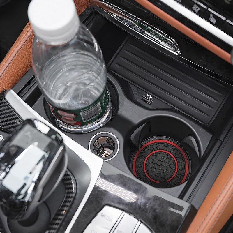 車用ウォーターカップパッドホルダー、滑り止めダイヤモンドライ - Water Bottle Holder のレビューと価格
