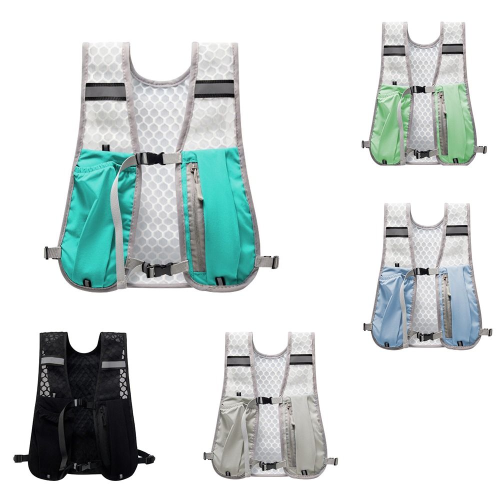 防水ナイロン製ランニングウォーターボトル収納ベスト、軽量、携 - Reflective Cycling Vest のレビューと価格