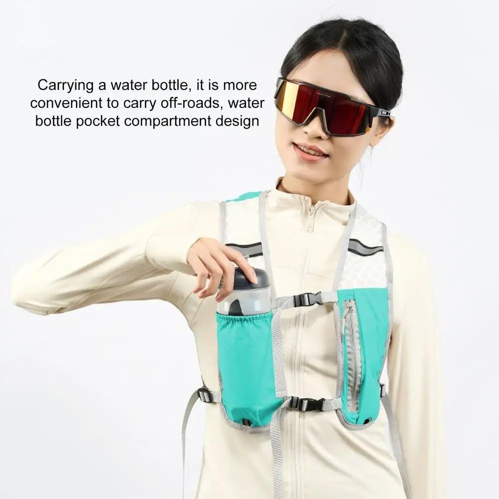 防水ナイロン製ランニングウォーターボトル収納ベスト、軽量、携 - Reflective Cycling Vest のレビューと価格