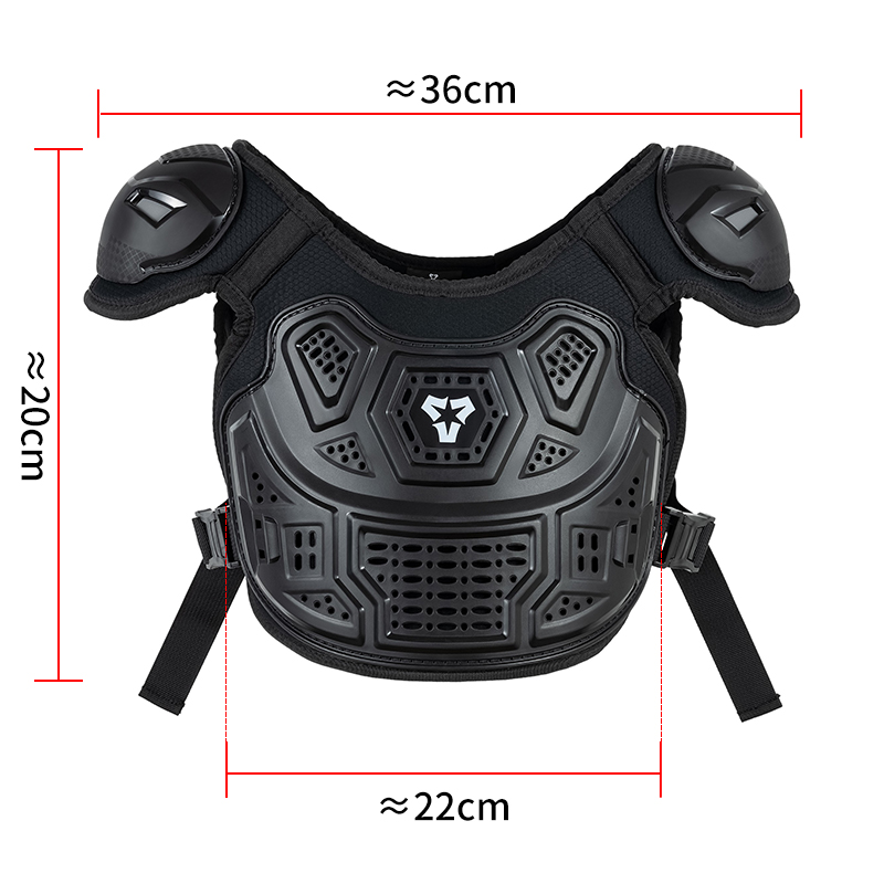 子供用バイク乗車用ボディアーマー キッズモトクロスバックベス - Cycling Gear Vest のレビューと価格