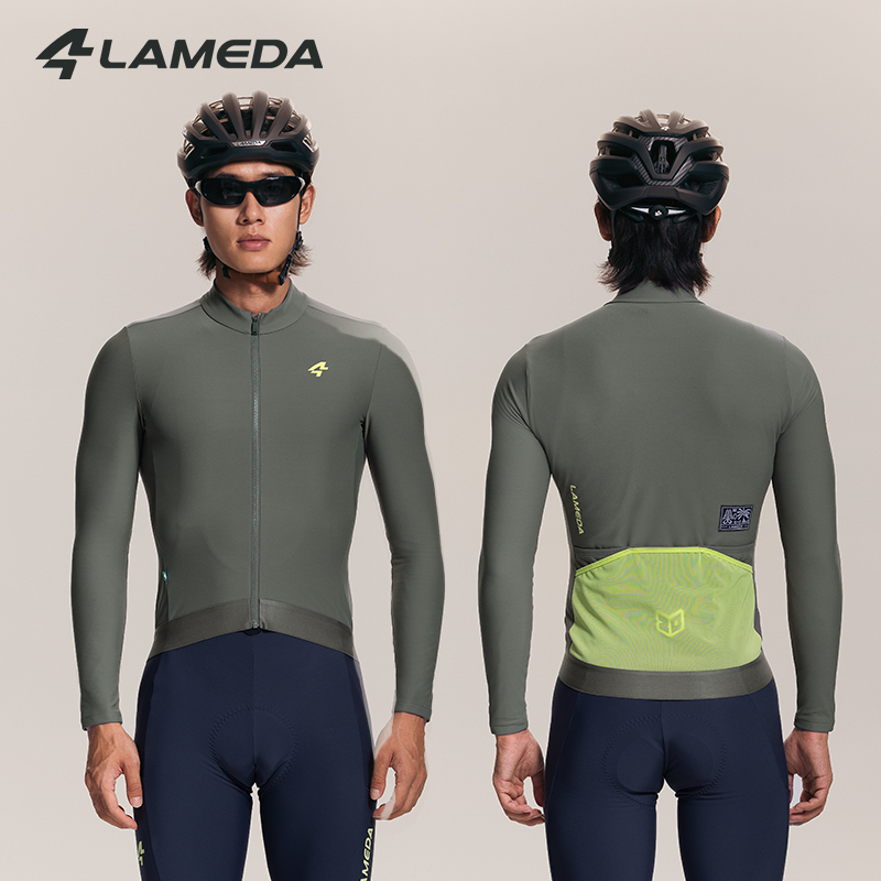 LAMEDA 冬用フリース メンズ ロードバイク 長袖ジャー - Cycling Gear Weather のレビューと価格