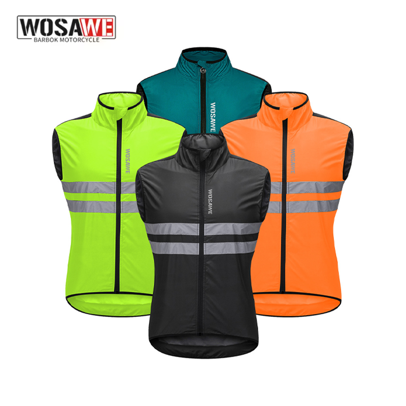 WOSAWE メンズ サイクリング ウインドブレーカー ベス - Reflective Cycling Vest のレビューと価格