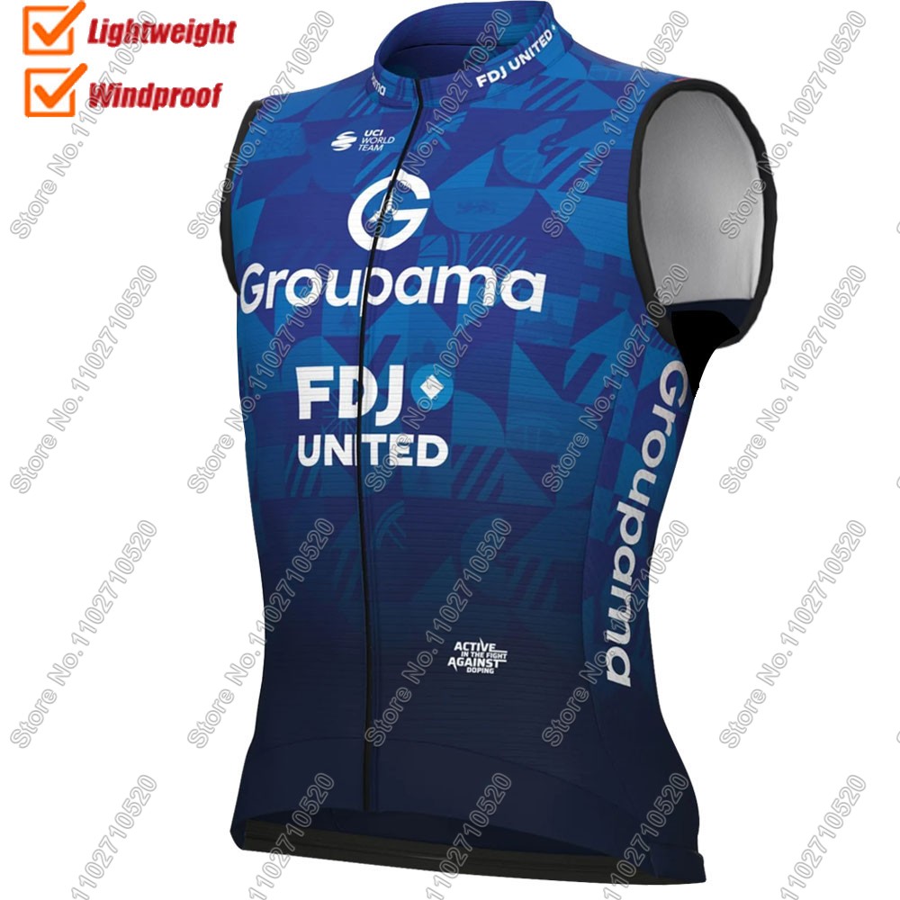 FDJ サイクリングベスト 2026 防風男性フランスツアー - Cycling Gear Vest のレビューと価格