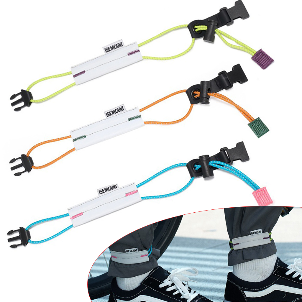 反射サイクリングパンツストラップ調節可能な自転車レッグクリッ - Cycling Gear のレビューと価格