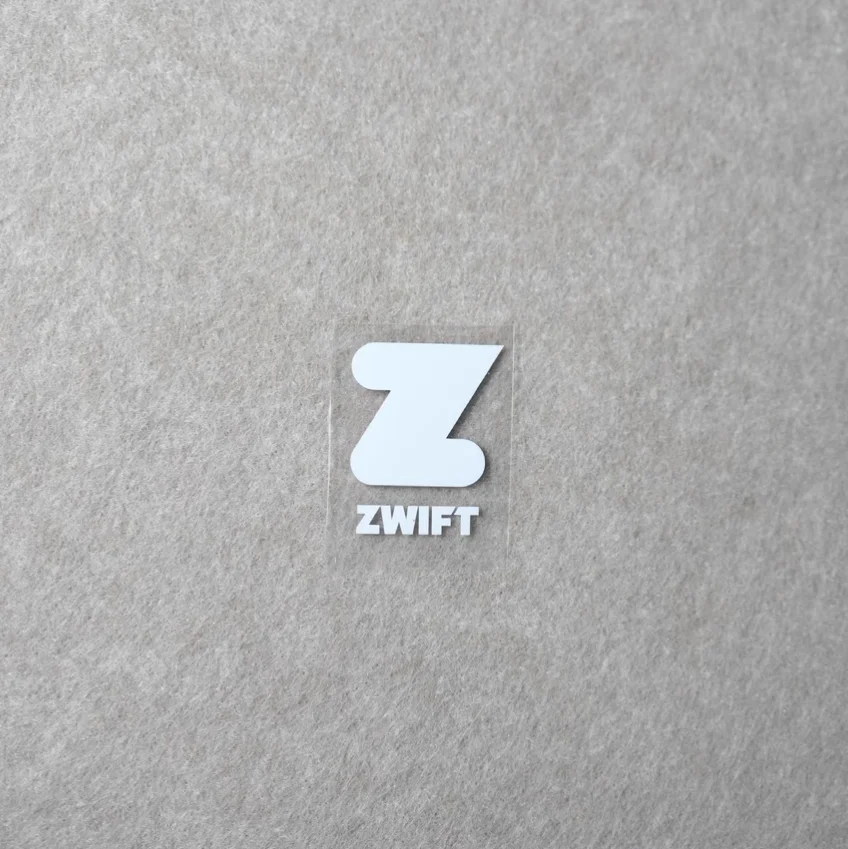 ZWIFTスタイルの黒白防水ビニールステッカー2枚セット、M - Cycling Zwift のレビューと価格
