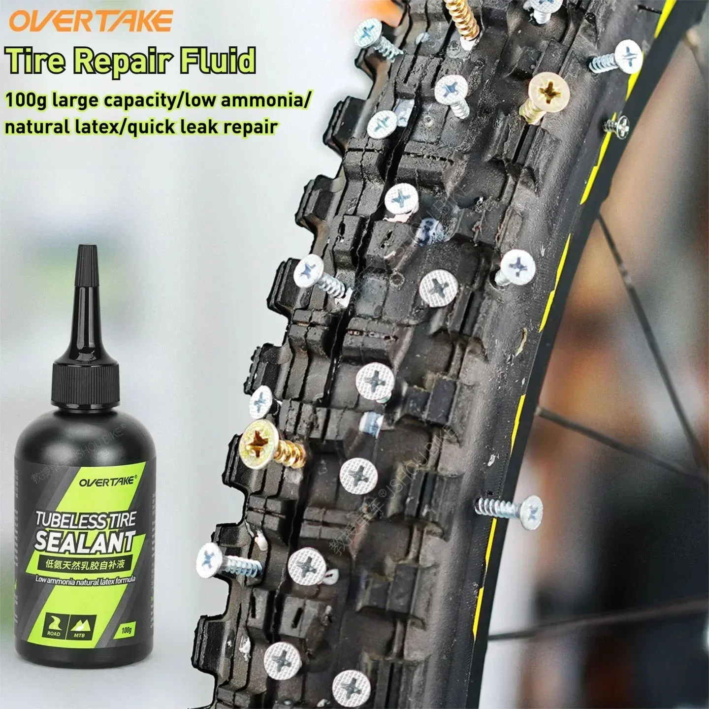 OVTK 100g ラバータイヤシーラント 防腐修理液 マウ - Tubeless Tire Sealant のレビューと価格