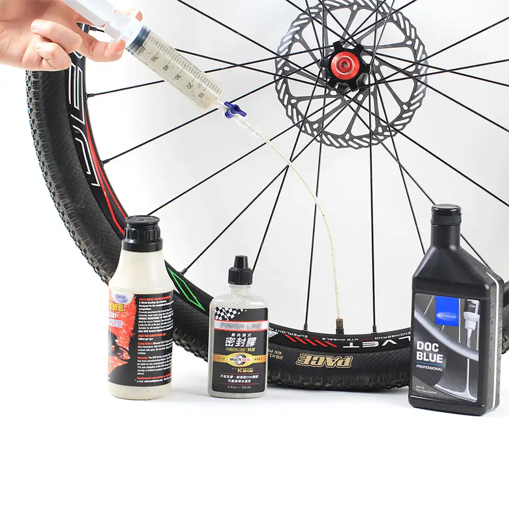 バイクチューブレスタイヤ液体注入ツール 60ML シリンジ  - Tubeless Tire Sealant のレビューと価格