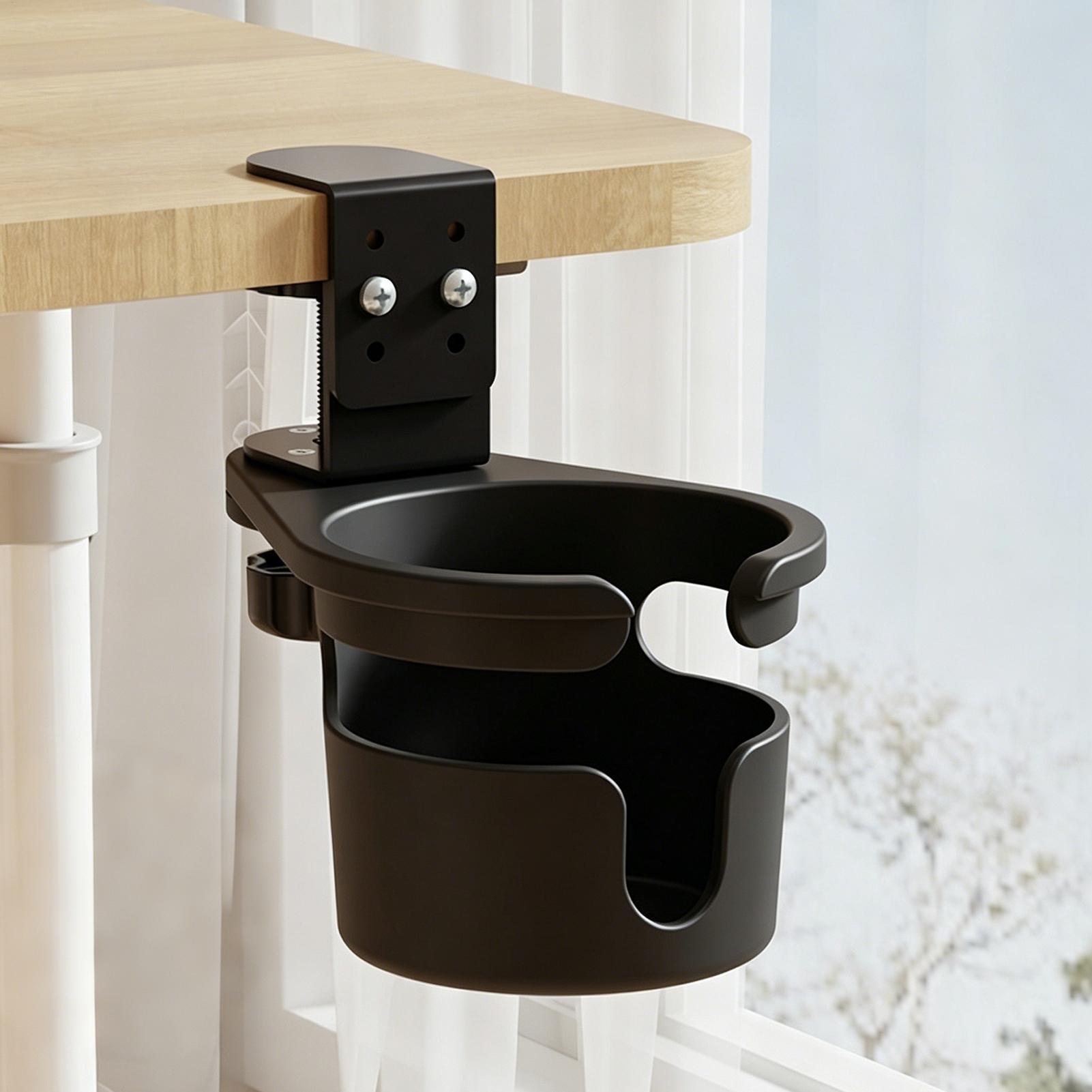 デスク用カップホルダー 調節可能なドリンクスタンド テーブル - Water Bottle Holder のレビューと価格
