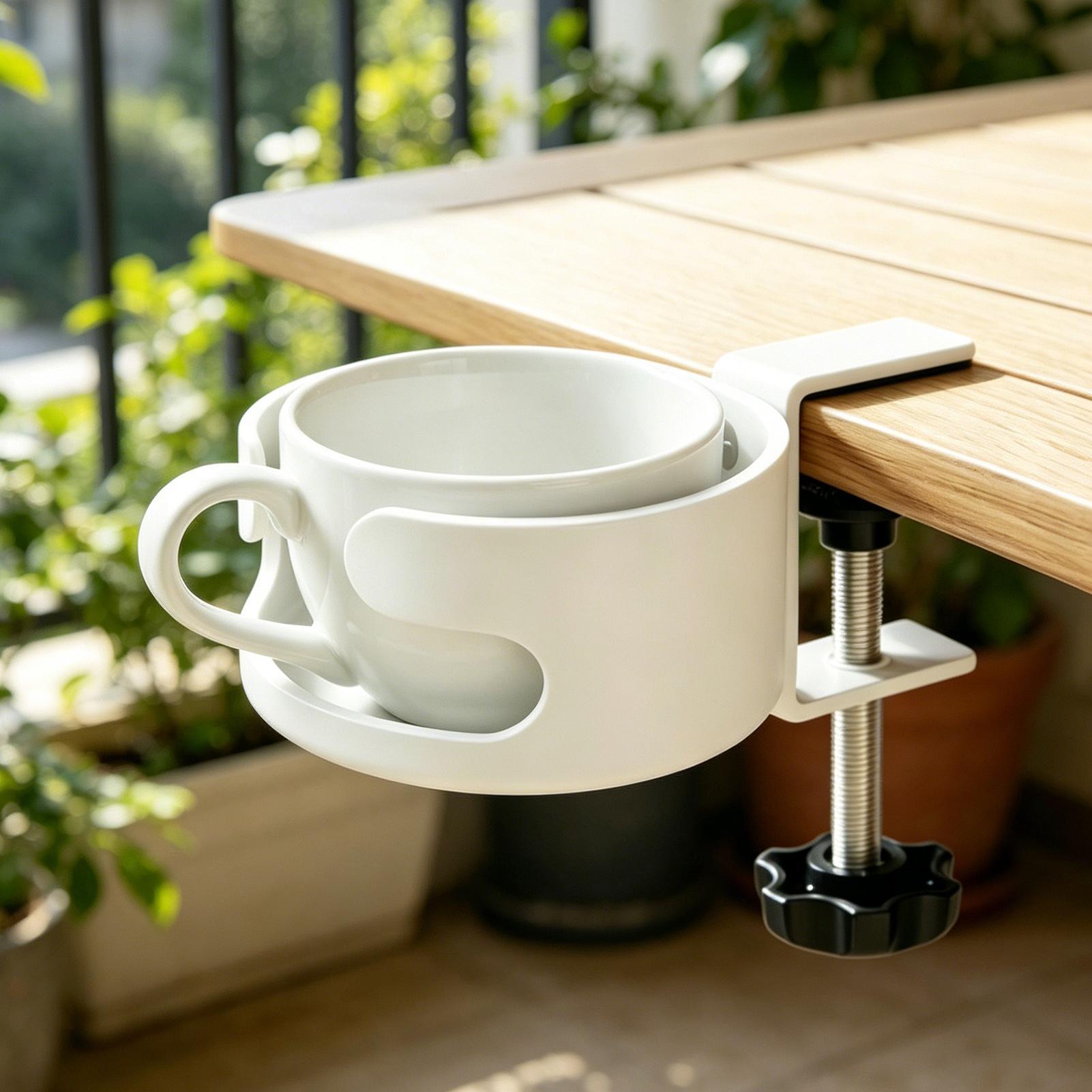 デスク用カップホルダー 調節可能なドリンクスタンド テーブル - Water Bottle Holder のレビューと価格