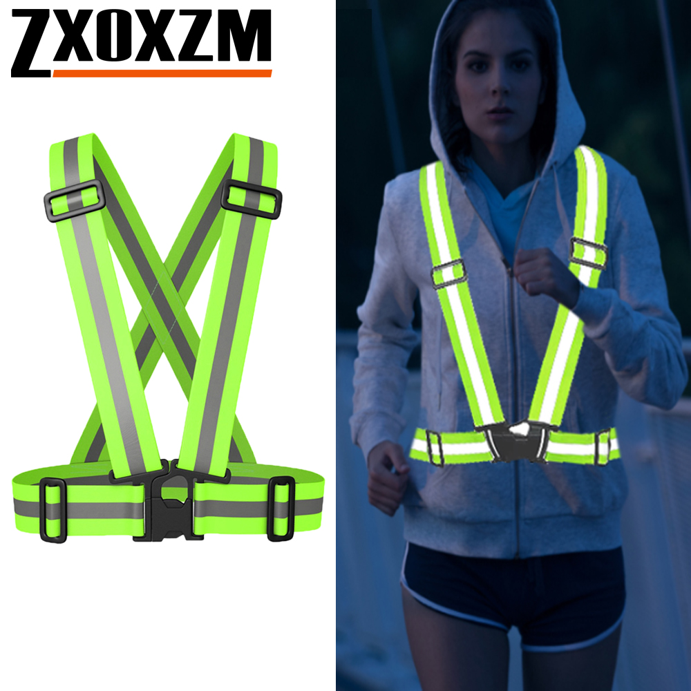 1 個のナイトランニングベスト高視認性反射性、通気性調節可能 - Reflective Cycling Vest のレビューと価格