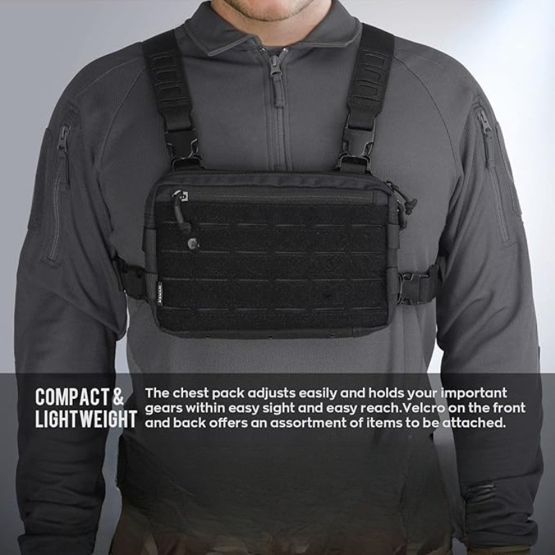 男性用チェストバッグ、釣り用ルアーベストリグポーチ、アウトド - Cycling Gear Vest のレビューと価格