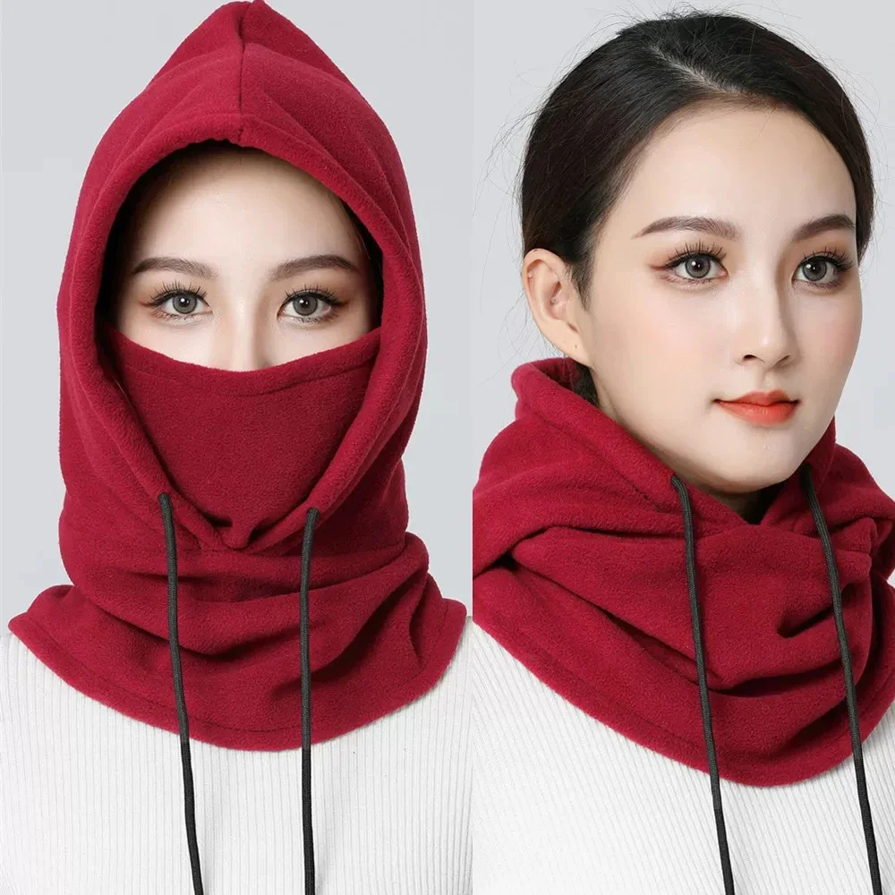 冬用バラクラバフェイスマスク、防風保温フード付きスカーフ（ス - Cycling Gear Weather のレビューと価格