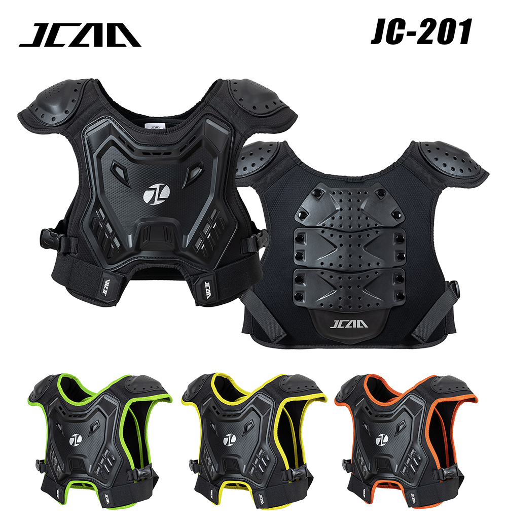 子供用モトクロスボディアーマー保護ベストDH ATVダートバ - Cycling Gear Vest のレビューと価格