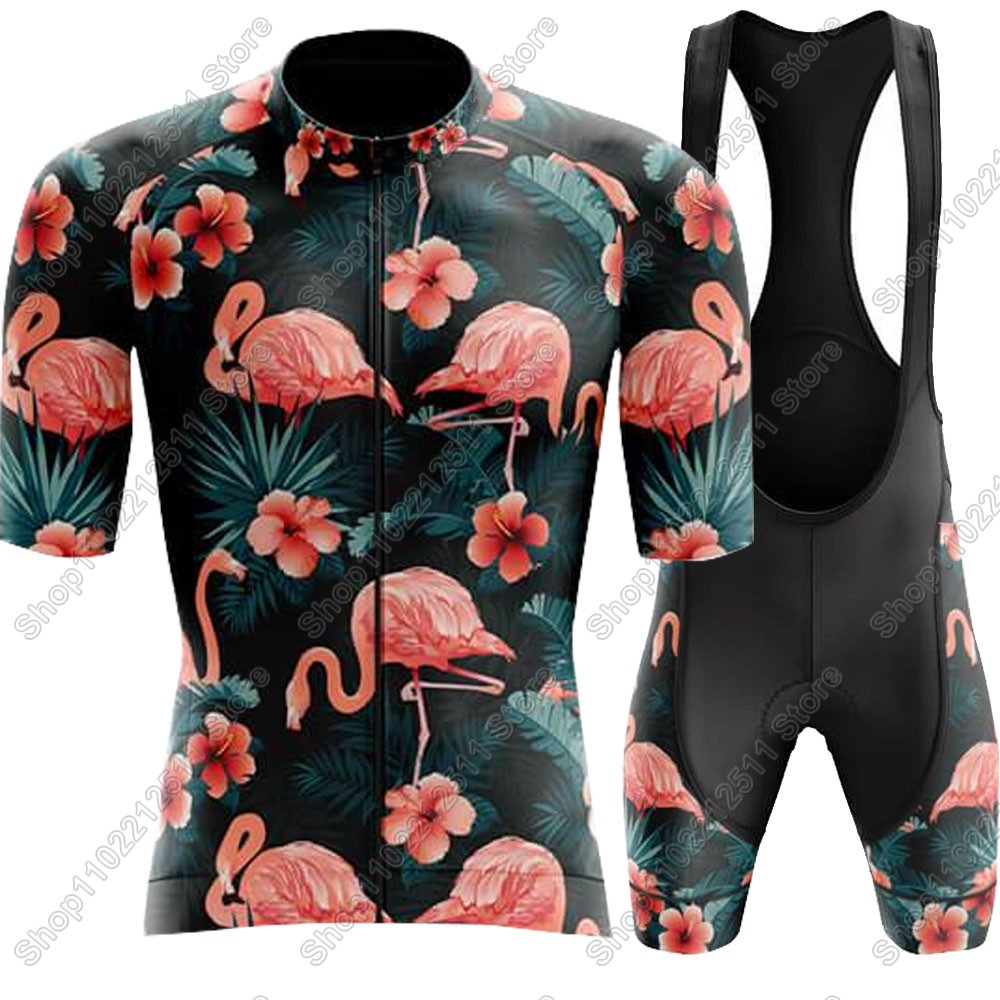 2025 フラミンゴサイクリングジャージセット自転車服男性夏 - Cycling Gear Brands のレビューと価格
