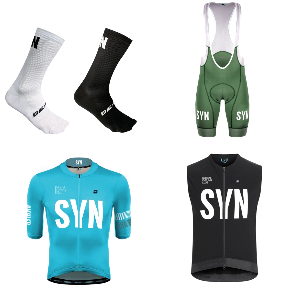 夏用半袖自転車スーツ 2026 ブラックブルー SYN 便利 - Cycling Gear Brands のレビューと価格