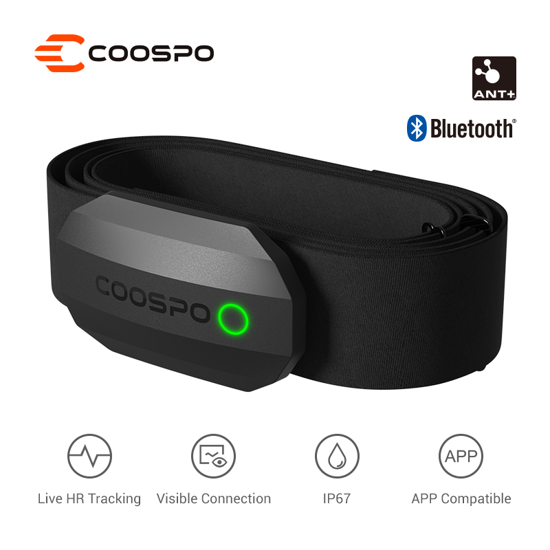 COOSPO H808S 心拍数センサー デュアルモード A - Cycling Zwift のレビューと価格