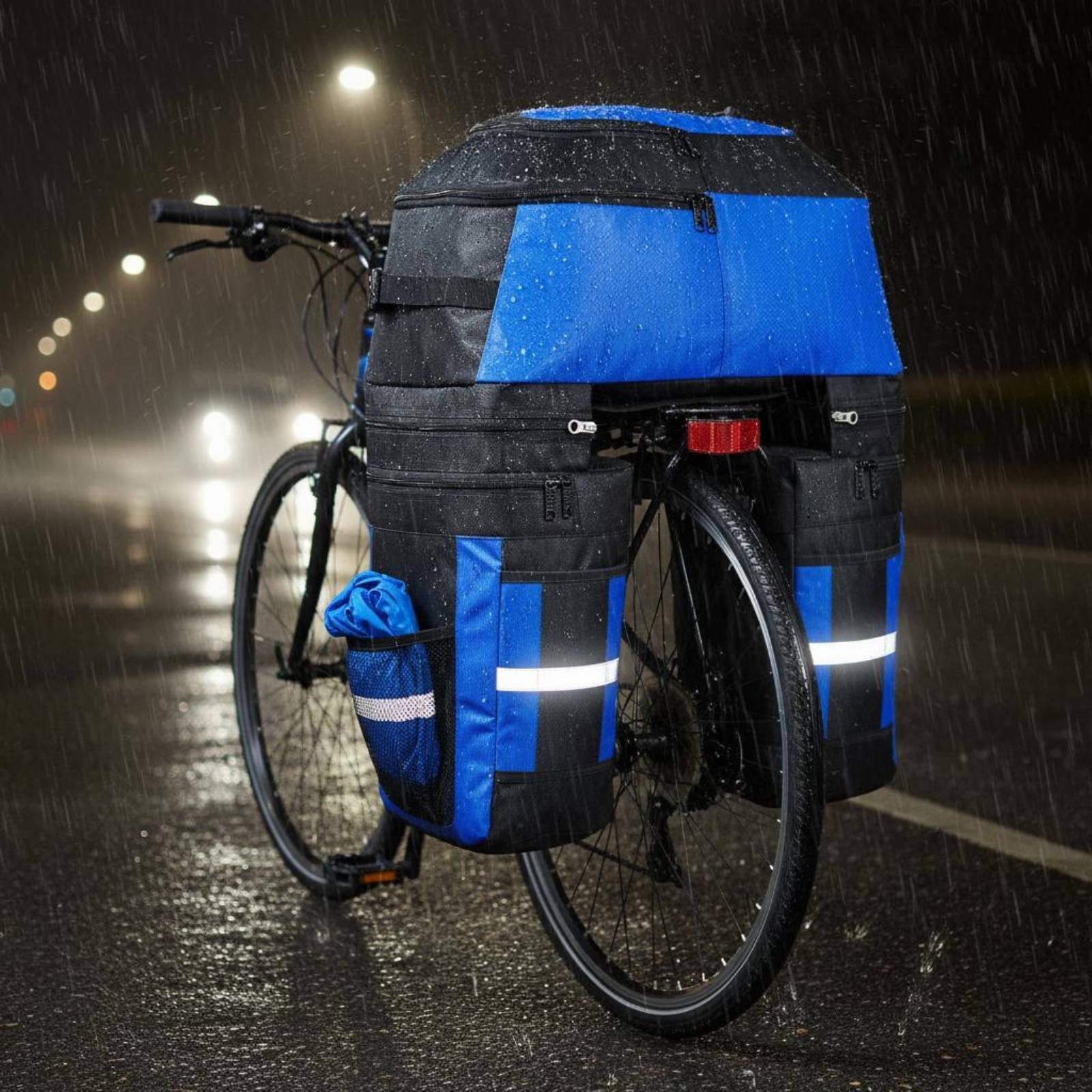 リアラックパニアバッグ レインカバー バイクパニアバッグ リ - Cycling Gear Weather のレビューと価格
