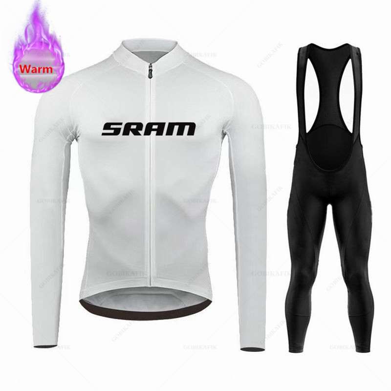 Sramチーム-サーマルフリースサイクリングウェアセット,マ - Cycling Gear Brands のレビューと価格