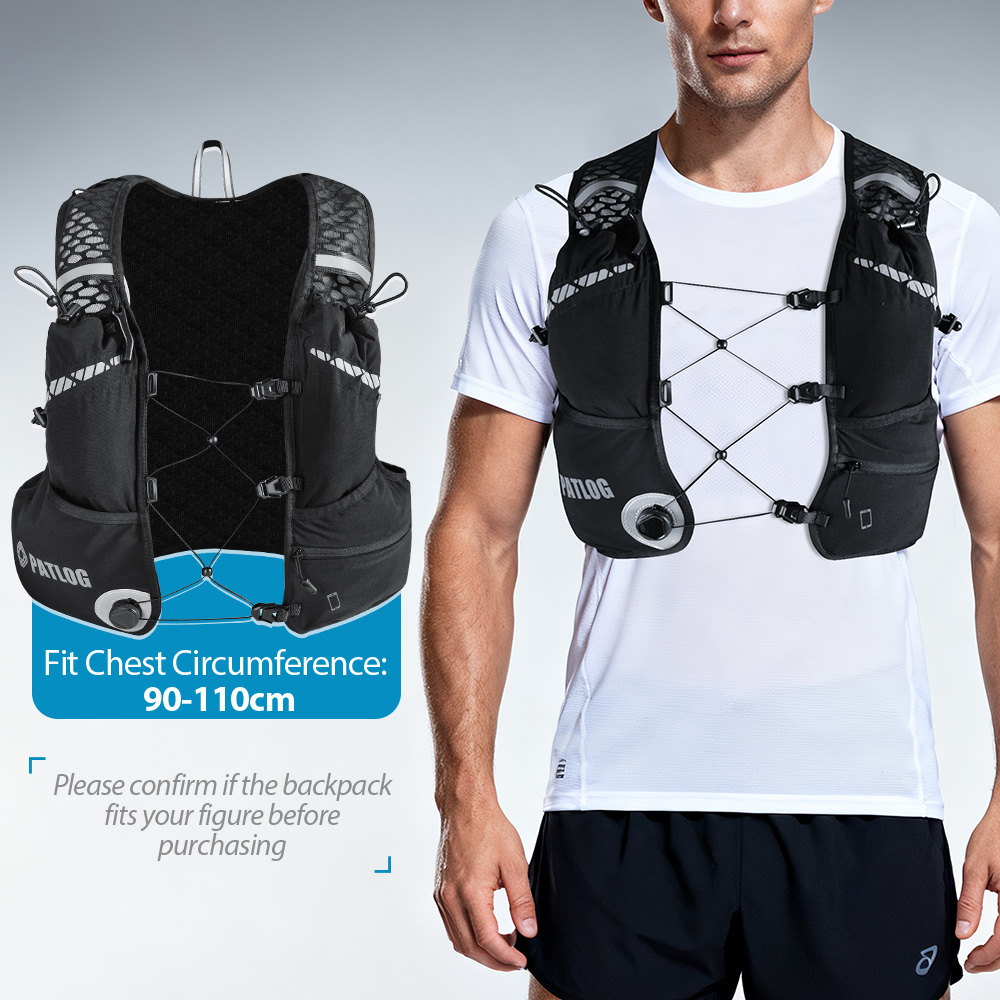 8L通気性ハイドレーションベストパック トレイルランニング  - Cycling Gear Vest のレビューと価格