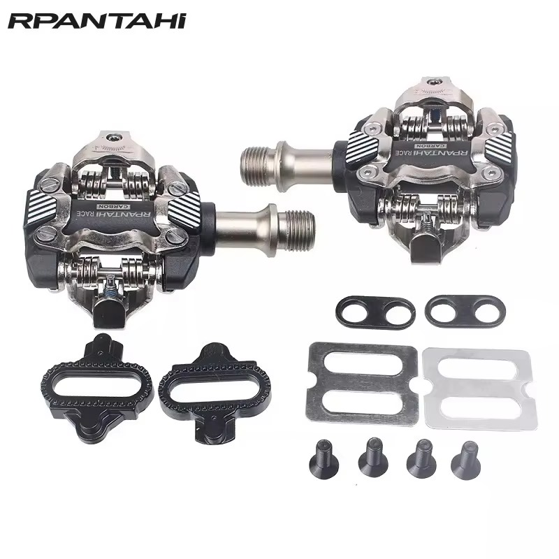 軽量カーボンファイバーペダル（ロッククリート付き）ロードバイ - Cycling Gear のレビューと価格