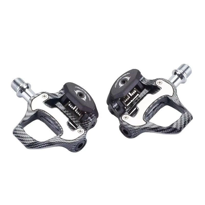軽量カーボンファイバーペダル（ロッククリート付き）ロードバイ - Cycling Gear のレビューと価格