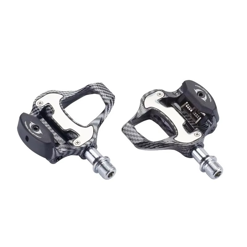 軽量カーボンファイバーペダル（ロッククリート付き）ロードバイ - Cycling Gear のレビューと価格